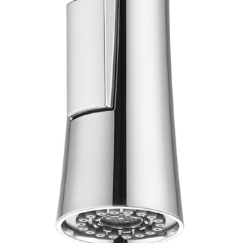 Kuhinjska slavina s izvlačnim nastavkom, ABS materijal, model OM-C909, slavina s jednom ručkom, moderni minimalistički stil, elektroplatirana površina