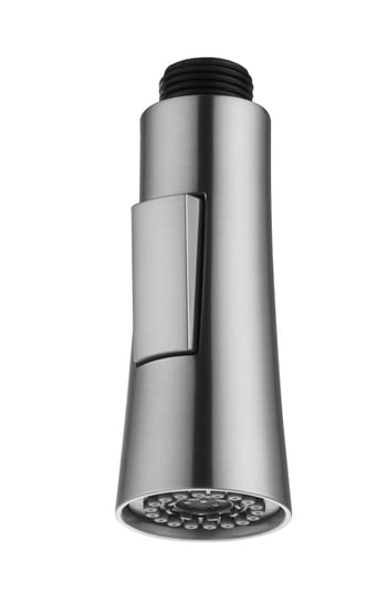 Kuhinjska slavina s izvlačnim nastavkom, ABS materijal, model OM-C909, slavina s jednom ručkom, moderni minimalistički stil, elektroplatirana površina