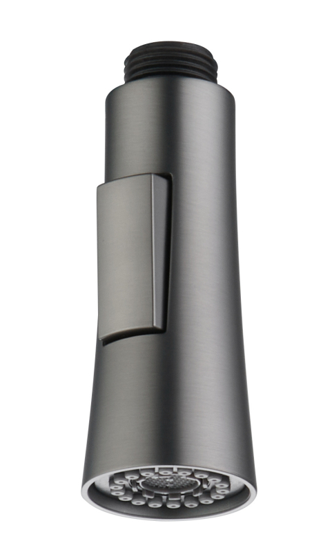 Kuhinjska slavina s izvlačnim nastavkom, ABS materijal, model OM-C909, slavina s jednom ručkom, moderni minimalistički stil, elektroplatirana površina