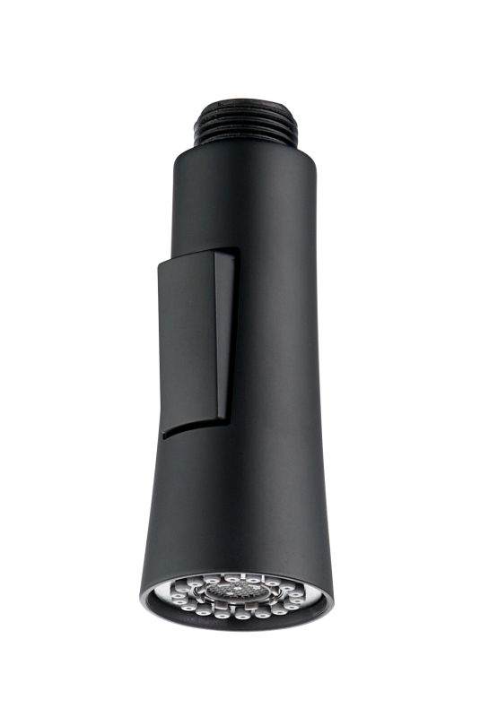 Kuhinjska slavina s izvlačnim nastavkom, ABS materijal, model OM-C909, slavina s jednom ručkom, moderni minimalistički stil, elektroplatirana površina