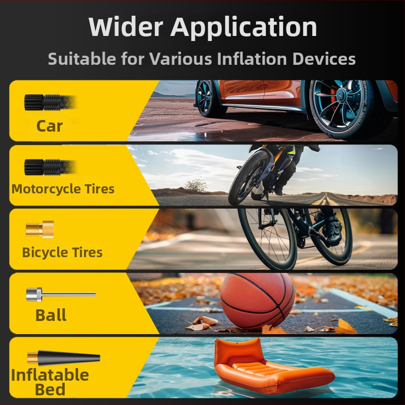 Pompă de aer pentru mașină, portabilă, 12V, 100W, 35 L/min, Afișaj digital