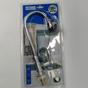 Robinet de bucătărie din ABS cu disc ceramic, intrare/ieșire de 20 mm, 0-1.0 MPa, 0-80°C, instalație verticală