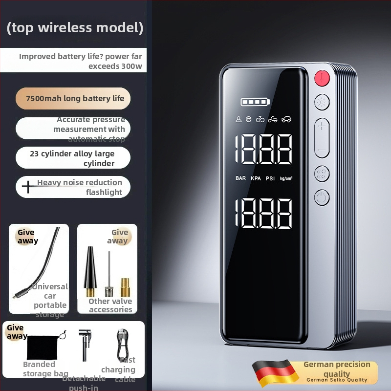 Auto pumpa za zrak s APP kontrolom, USB napajanje, 12V, 120W, 25 L/min