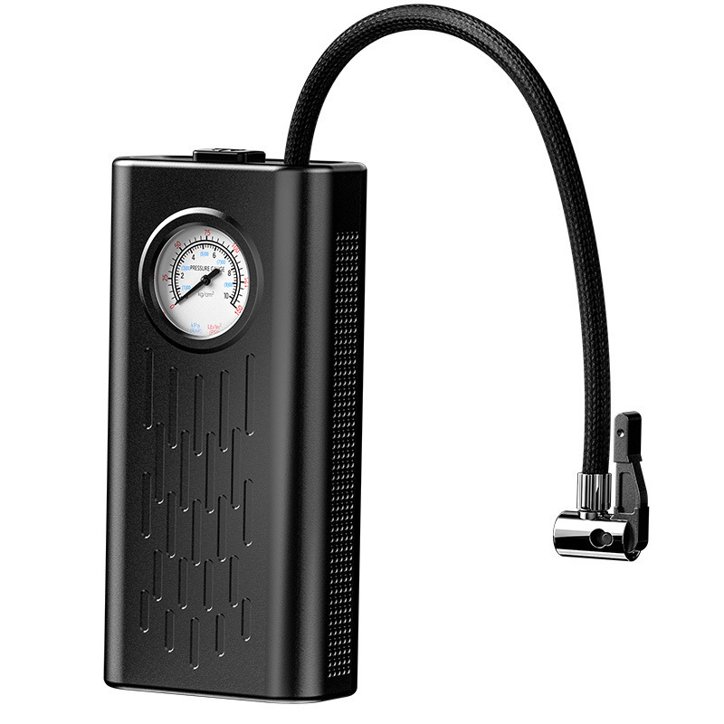 Bežična automobilska pumpa za zrak s manometrom, 12V, 220W, 30 L/min, radno trajanje 5–20 minuta