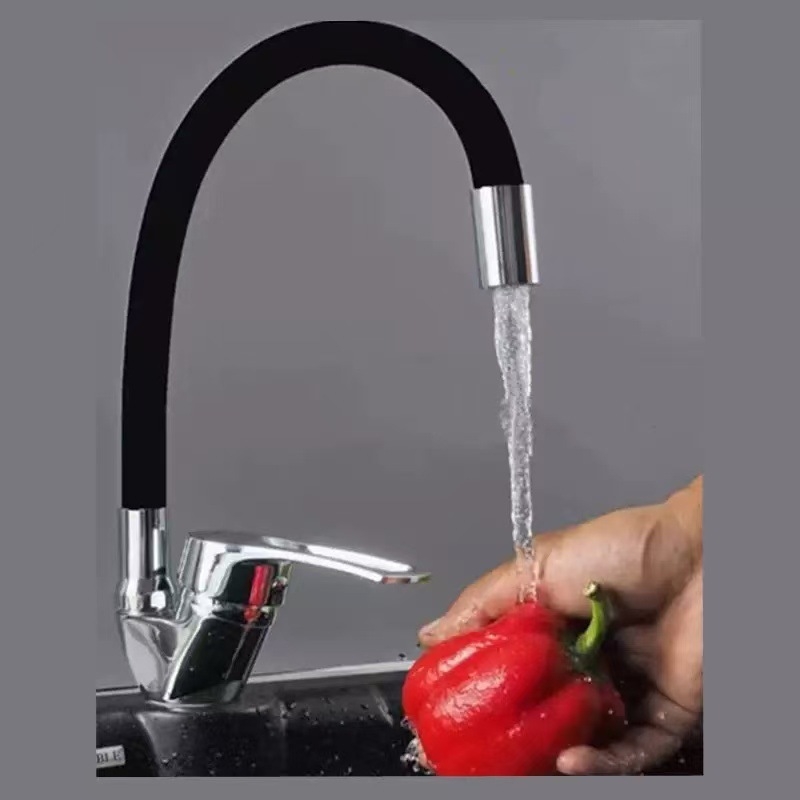 Kuhinjski miješalnik za sudoper s keramičkim diskom ventila, model SFM6112, aluminijsko tijelo, nominalni tlak 0,7 MPa, temperaturni raspon 0–70°C