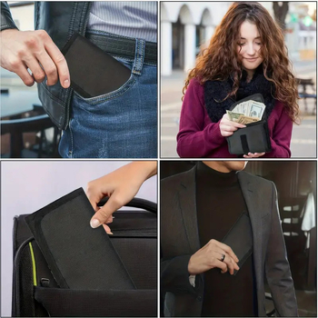 Novčanik od Oxford platna s 6 zatvaračima – vodootporan, otporan na habanje, podjela suho/mokra, moderni minimalistički stil