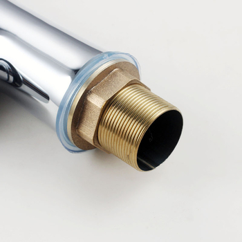 Kuhinjski faucet od bakra, mije toplu i hladnu vodu, rotirajući, keramički kartridž ventila