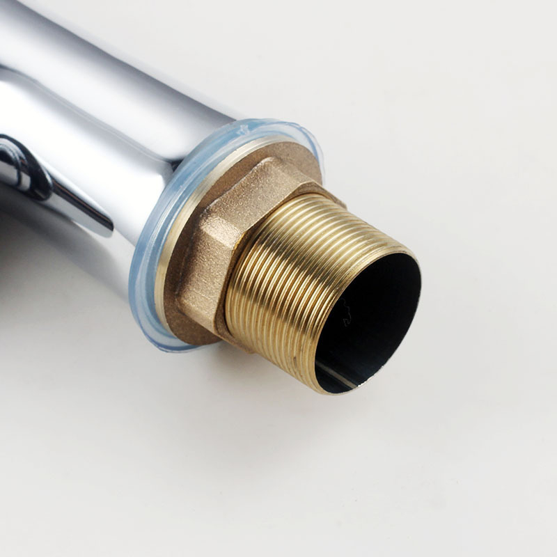 Kuhinjski faucet od bakra, mije toplu i hladnu vodu, rotirajući, keramički kartridž ventila