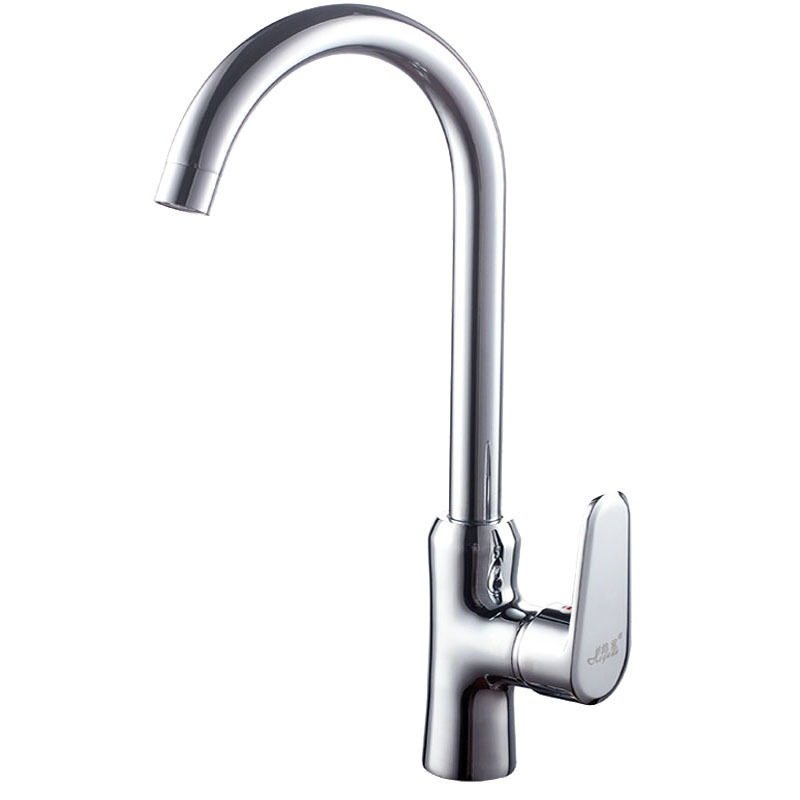 Kuhinjski faucet od bakra, mije toplu i hladnu vodu, rotirajući, keramički kartridž ventila