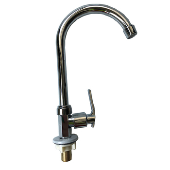 Kuhinjska slavina za sudoper, vertikalna, rotirajuća, s bakrenim središnjim ventilom, nominani tlak 0.8, normalna temperatura