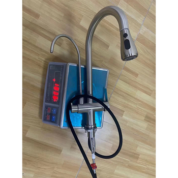 Kuhinjska izvlačna slavina 3 u 1, od nehrđajućeg čelika 304, brušeni završetak, keramički jezgreni ventil, vruća i hladna voda