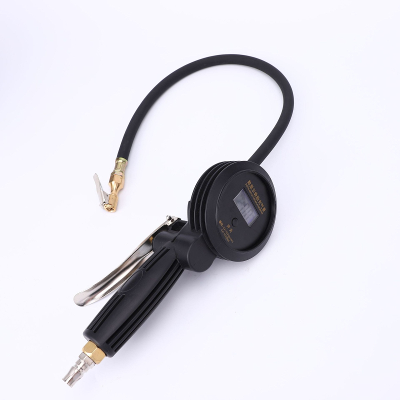 Tlakomjer za gume s uljem-potopljenim senzorom i noćnim zaslonom – raspon 0–60 psi, bakar, različite jedinice