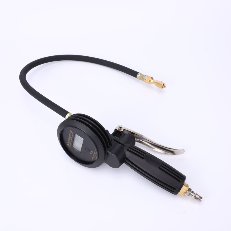 Tlakomjer za gume s uljem-potopljenim senzorom i noćnim zaslonom – raspon 0–60 psi, bakar, različite jedinice