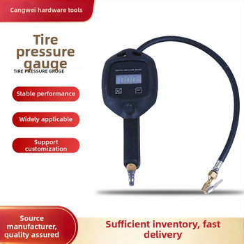 Digitālais augstas precizitātes riepu spiediena mērītājs automašīnām, elektronisks spiediena mērītājs piepumpēšanai un riepu spiediena mērīšanai, diapazons 0-100 psi, displejs dažādās vienībās, precizitāte 100%