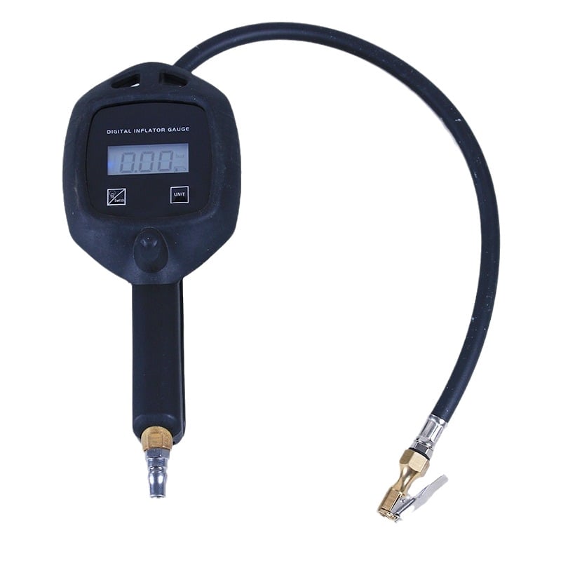 Digitalni visoko precizan mjerač tlaka u gumama automobila, elektronički mjerač tlaka za nadimanje i mjerenje tlaka u gumama, raspon 0-100 psi, prikaz u različitim jedinicama, točnost 100%