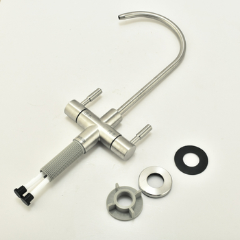 Kuhinjski slavina od nehrđajućeg čelika 304, 360° okret, keramički jezgreni ventil, model 304-58