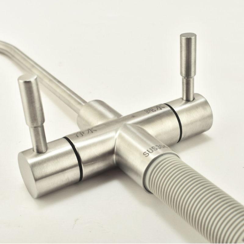 Kuhinjski slavina od nehrđajućeg čelika 304, 360° okret, keramički jezgreni ventil, model 304-58