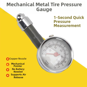 Padangų slėgio matuoklis, aukšta precizija, nešiojamas, automobilio padangų slėgio detektorius