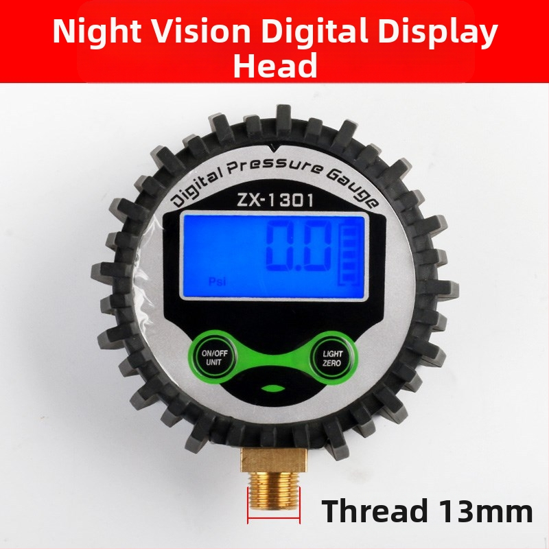 Digitālais riepu spiediena mērinstruments automobiļiem ar digitālo displeju, diapazons 0–230 PSI, precizitāte 0,1 BAR