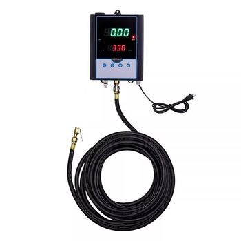 Potpuno automatiziran zidni napuhivač za automobil s ugrađenim manometrom tlaka u gumama, model DP-Q03