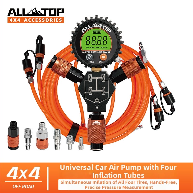 ALLTOP Μετρητής πίεσης ελαστικών – Φορητός, Υψηλής Ακρίβειας TPMS για εκτός δρόμου και ερήμου χρήση