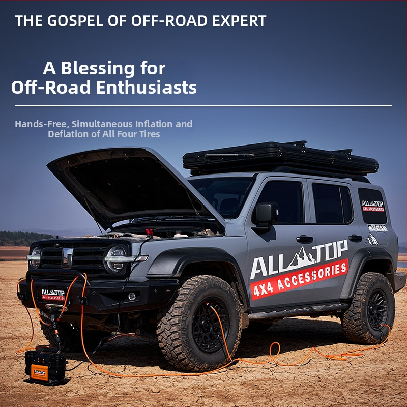 ALLTOP Μετρητής πίεσης ελαστικών – Φορητός, Υψηλής Ακρίβειας TPMS για εκτός δρόμου και ερήμου χρήση