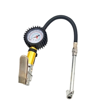 Ručni mjerač tlaka za gume Ruichi, kućište od cinkovog zlitka, raspon 220 psi, točnost 10 psi, prikaz više jedinica, težina 0,42 kg