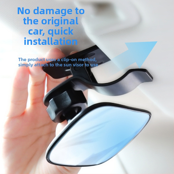 Automašīnas iekšējais atpakaļskata spogulis ar plašu skata leņķi un izliekto lēcu, universāla savietojamība, zīdaiņa novērošanas spogulis