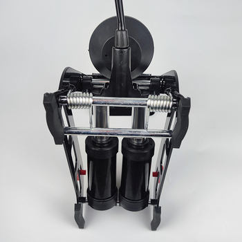 Nožna pumpa, dvocilindrična, visokotlačna, 170 psi, željezno tijelo, za automobile, motocikle i kućnu upotrebu