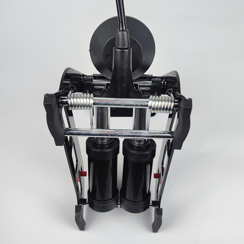 Nožna pumpa, dvocilindrična, visokotlačna, 170 psi, željezno tijelo, za automobile, motocikle i kućnu upotrebu