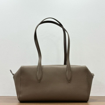 Tote torba od prave kože, gradski stil, torba preko ramena, zatvarač, podstava poliester-pamuk