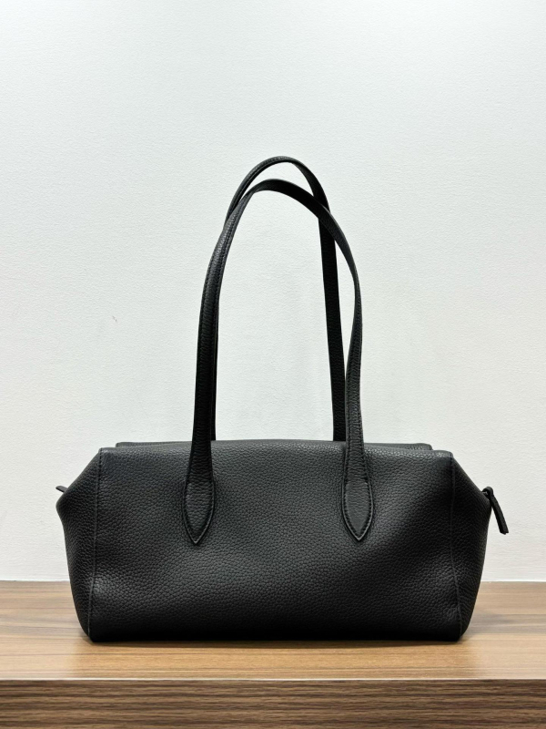 Tote torba od prave kože, gradski stil, torba preko ramena, zatvarač, podstava poliester-pamuk