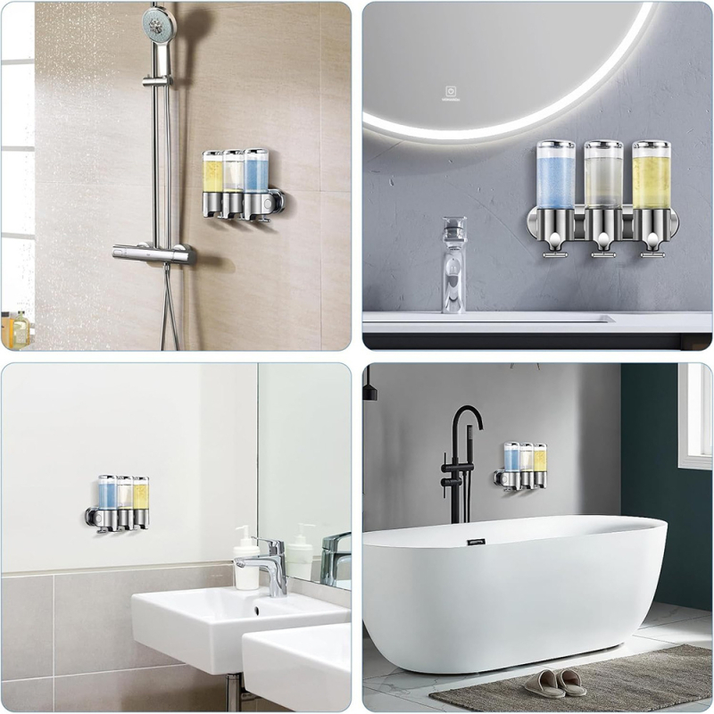 Διανεμητής υγρών τοίχου για αντισηπτικό χεριών, υγρό πλυσίματος πιάτων και αφρόλουτρο — σώμα από πλαστικό, λειτουργία επαγωγής, μάρκα: Άλλο, χωρίς πιστοποίηση