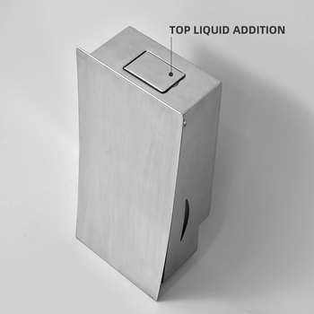 Διανομέας σαπουνιού με αισθητήρα, επιτοίχιος, από ανοξείδωτο χάλυβα 304, φινίρισμα λείανσης και βερνικιού