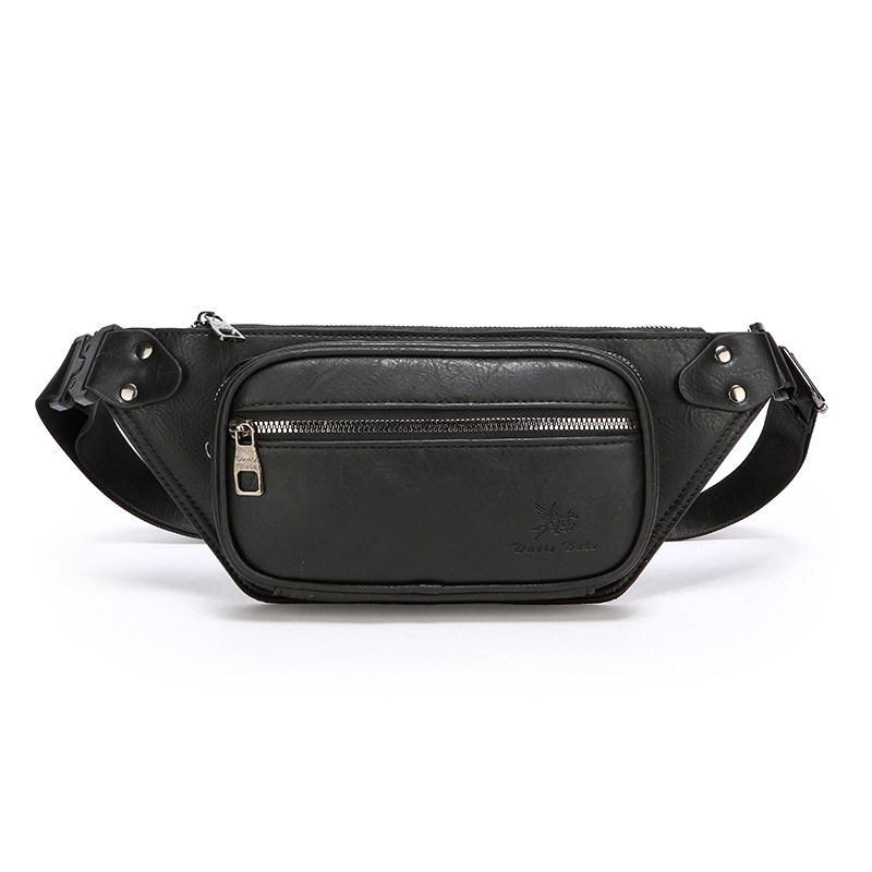 Geantă de talie pentru bărbați, PU material, impermeabilă și rezistentă la abraziune, crossbody cu capacitate mare, marca Prince Bird
