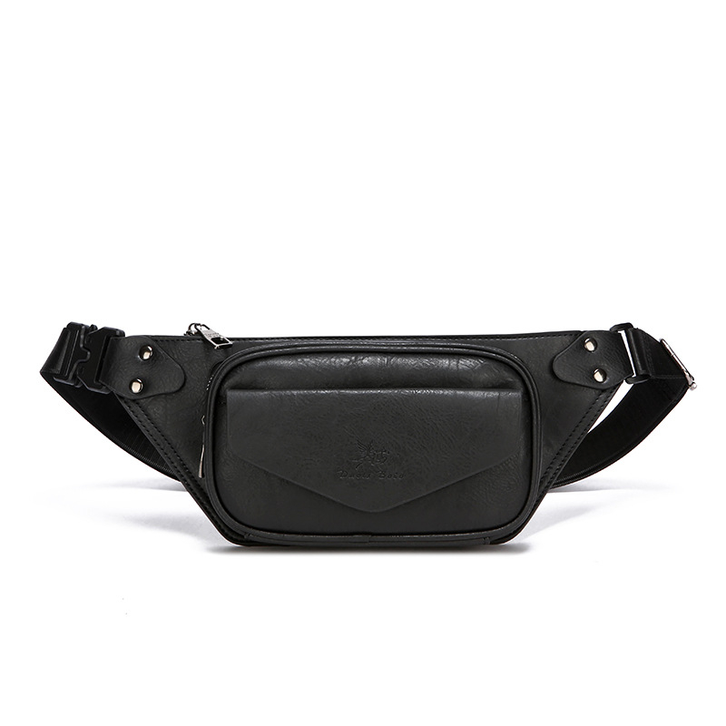 Geantă de talie pentru bărbați, PU material, impermeabilă și rezistentă la abraziune, crossbody cu capacitate mare, marca Prince Bird