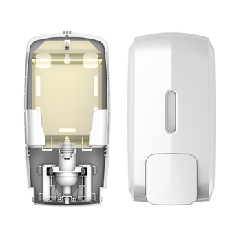 Δοσομετρητής σαπουνιού χειροκίνητος με σύστημα ώθησης, χωρητικότητα 1000 ml, ABS/PP, Wisekleen