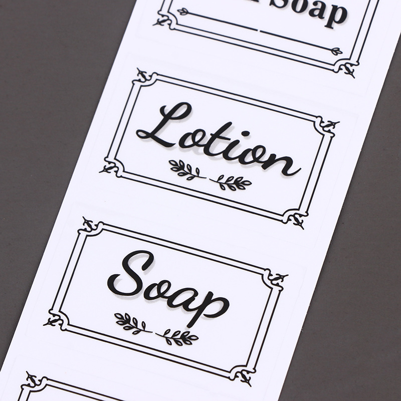 Ετικέτα αυτοκόλλητη για γυάλινα μπουκάλια – PVC non-dry glue, μοντέλο drip adhesive, ματ φιλμ, λευκή βασική χαρτί, έγχρωμη εκτύπωση