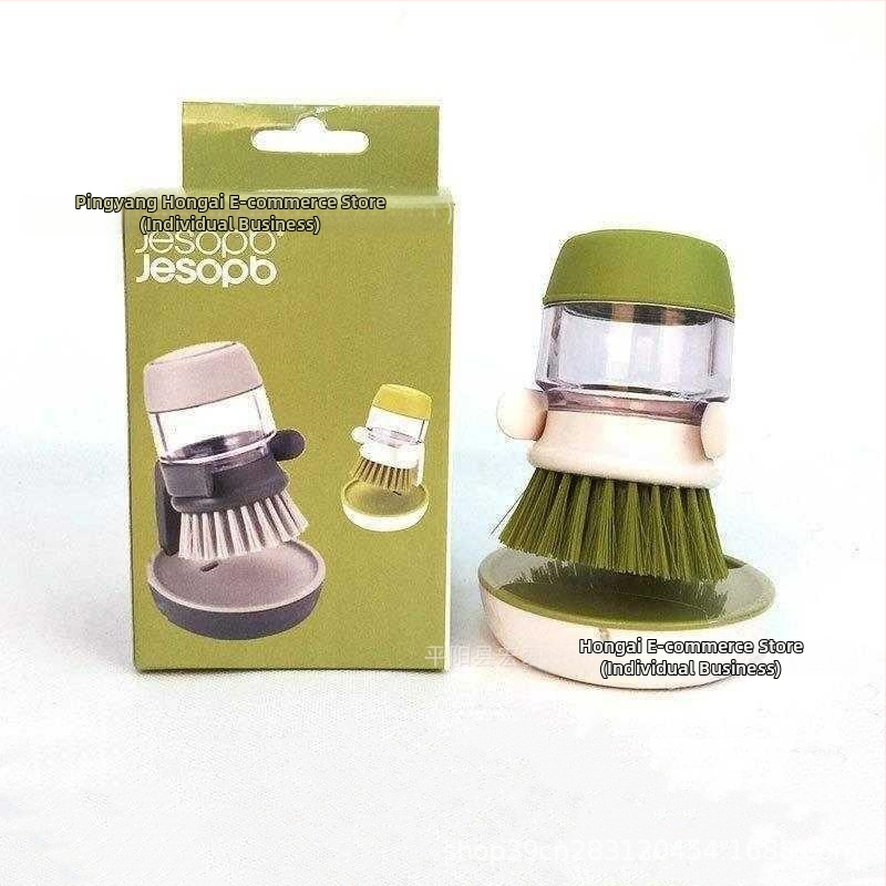 Rokas virtuves birste ar ziepju dozatoru, plastmasa, 2023