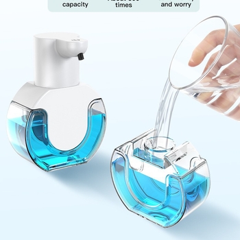 Automata szappanadagoló indukciós szenzorral – falra szerelhető, műanyag, modell Q10