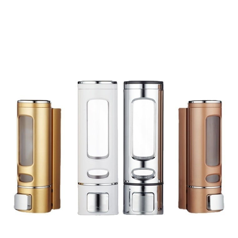 Αντλία σαπουνιού διπλής κεφαλής ABS, χειροκίνητη λειτουργία, μοντέρνος μινιμαλιστικός σχεδιασμός, κατάλληλη για ξενοδοχείο και κατοικία