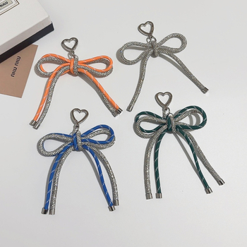 Najlon ručno pleteni privjesak za torbu, motiv leptira, influencer stil, proljeće 2025