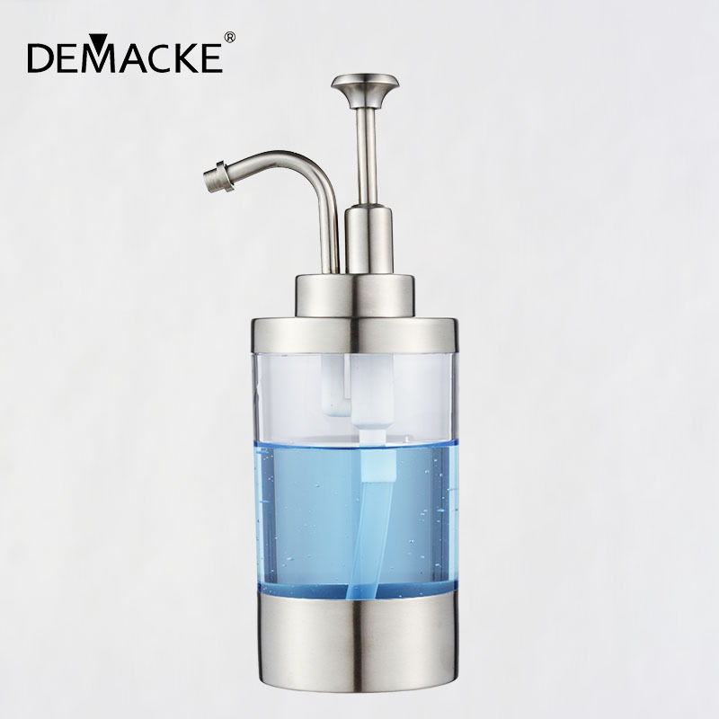 Demacke posuda za sapun od nehrđajućeg čelika 304 | ručna pumpa | moderni minimalistički stil | oksidirana površina