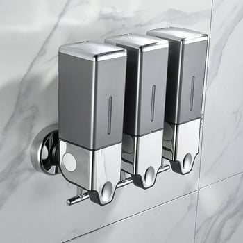 ABS szappanadagoló elektroplatírozással, húzórúd, modern minimál stílus, 250 g