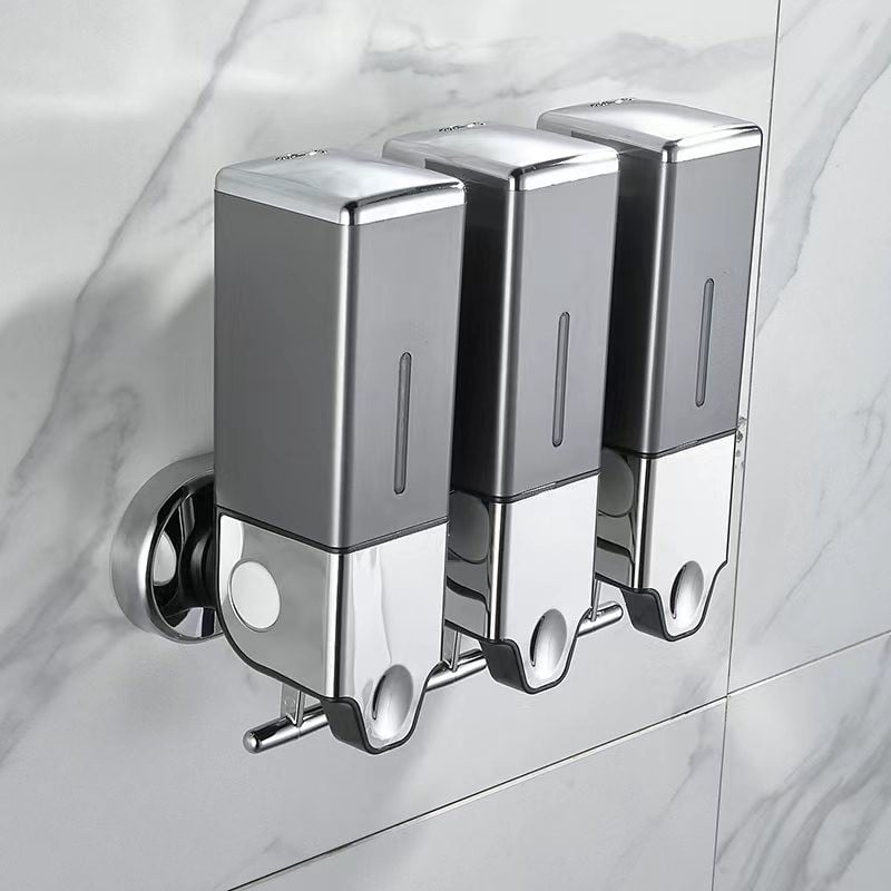 ABS szappanadagoló elektroplatírozással, húzórúd, modern minimál stílus, 250 g