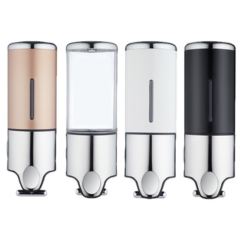 Χειροκίνητος δοσομετρητής σαπουνιού, 500 ml, επιτοίχια εγκατάσταση, ABS πλαστικό, ηλεκτροχρωματισμένο φινίρισμα