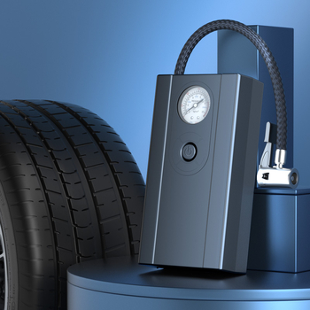 DC12V автомобилна помпа за гуми, 30 л/мин, 80W, кабел 2,9 м, едноцилиндрова