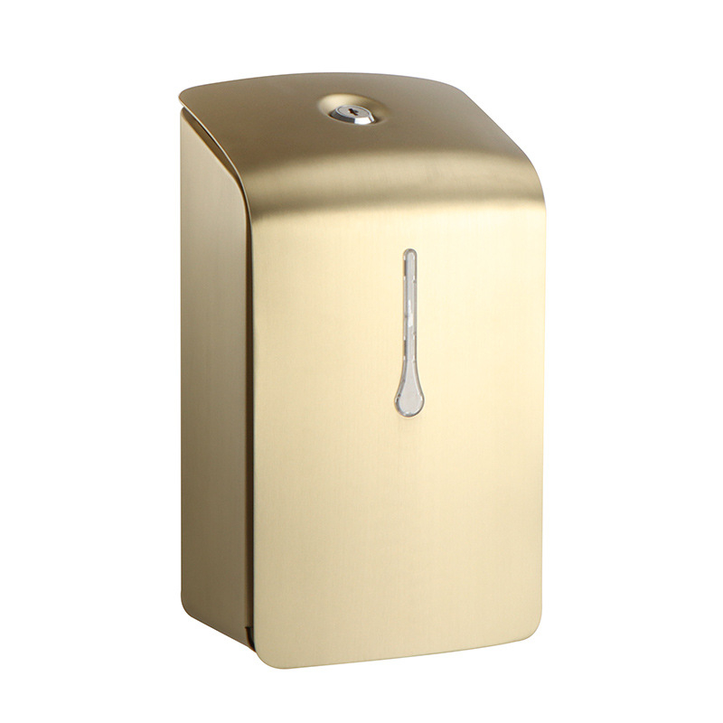 Δοχείο σαπουνιού με αισθητήρα, 304 Ανοξείδωτος χάλυβας, επιτοίχιος, ξενοδοχειακή/εμπορική χρήση, πολυλειτουργικό