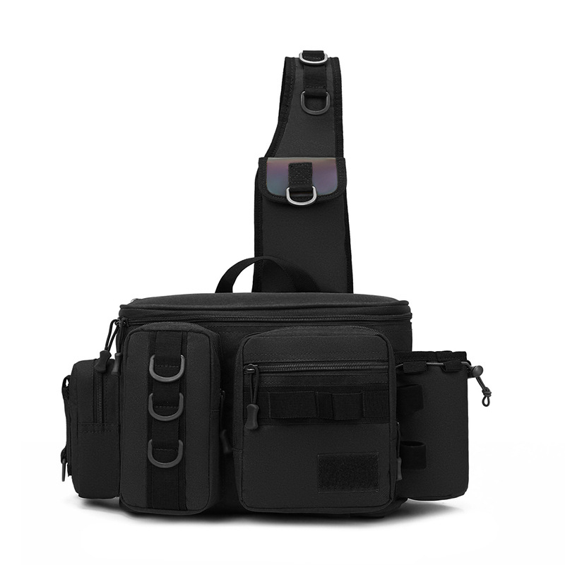 Muška prsna torba za ribolov s remenom — Oxford tkanina, prozračna, vodootporna, ultra lagana, proširivi kapacitet