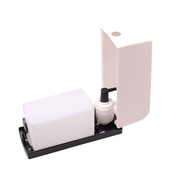 Zidni dozator pjene za sapun (Materijal: plastika; Certifikacija: EU CE; Stil: Moderan minimalistički; Funkcija: Ručno pritiskanje)